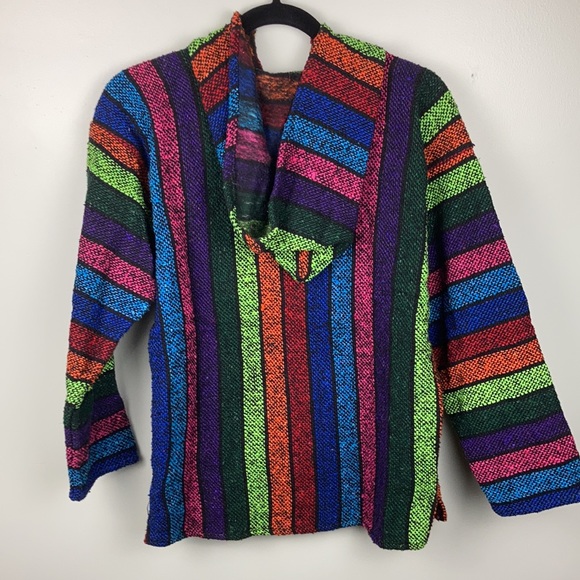 Unisex La Malinche Capucha Rug Sweater - Picture 2 of 3